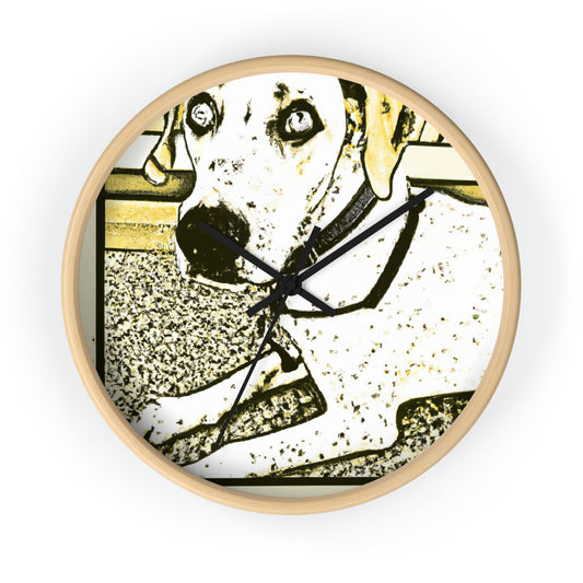 "Fur-tastic Fables: Vintage Comic Book Pet Portraits" - The Alien Wall Clock