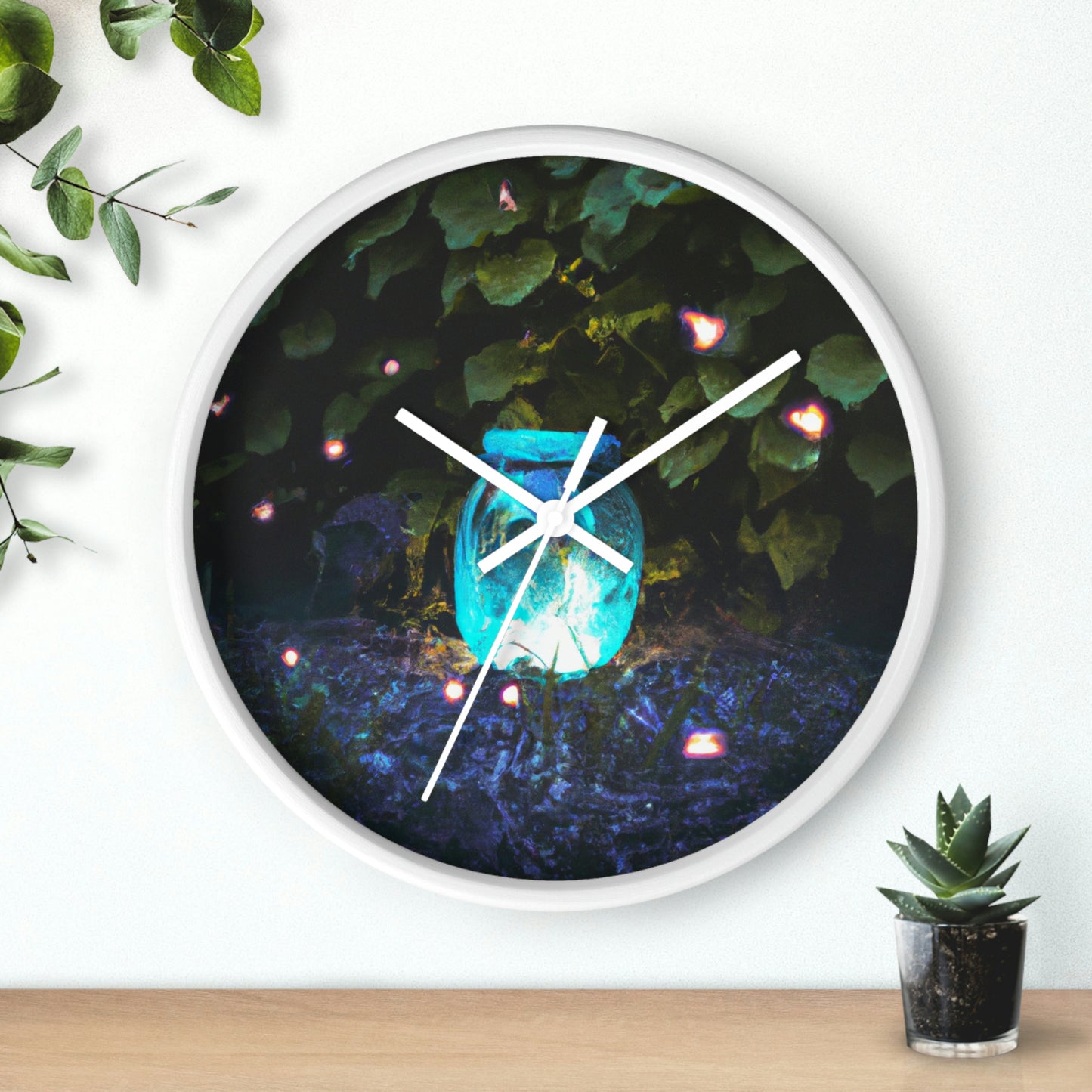 "Luminescence of Forgotten Dreams" - The Alien Wall Clock