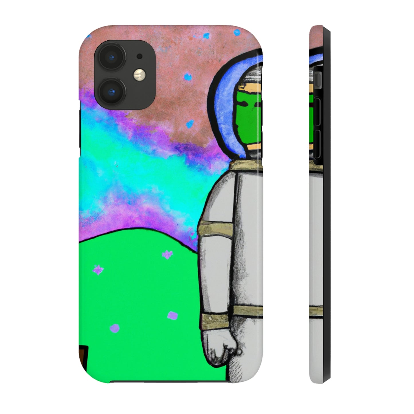 "Alone in the Alien Sky" - The Alien Tough Phone Cases