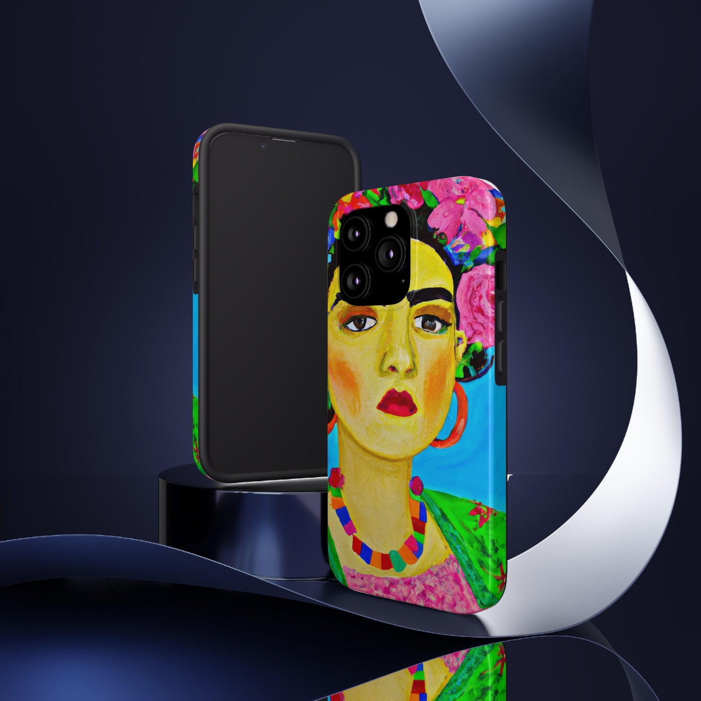 "Fierce and Free: Un tributo a las mujeres mexicanas inspirado en Frida Kahlo" - The Alien Tough Phone Cases