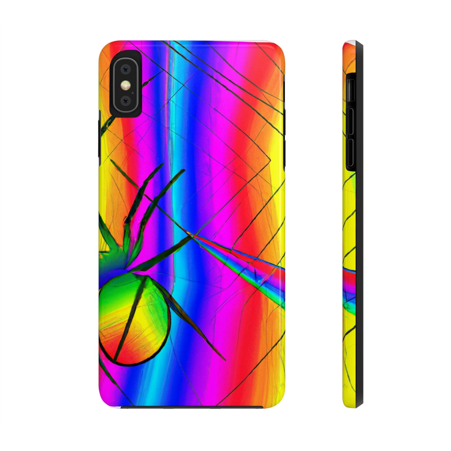 "A Spinnerette's Prismatic Web" - The Alien Tough Phone Cases