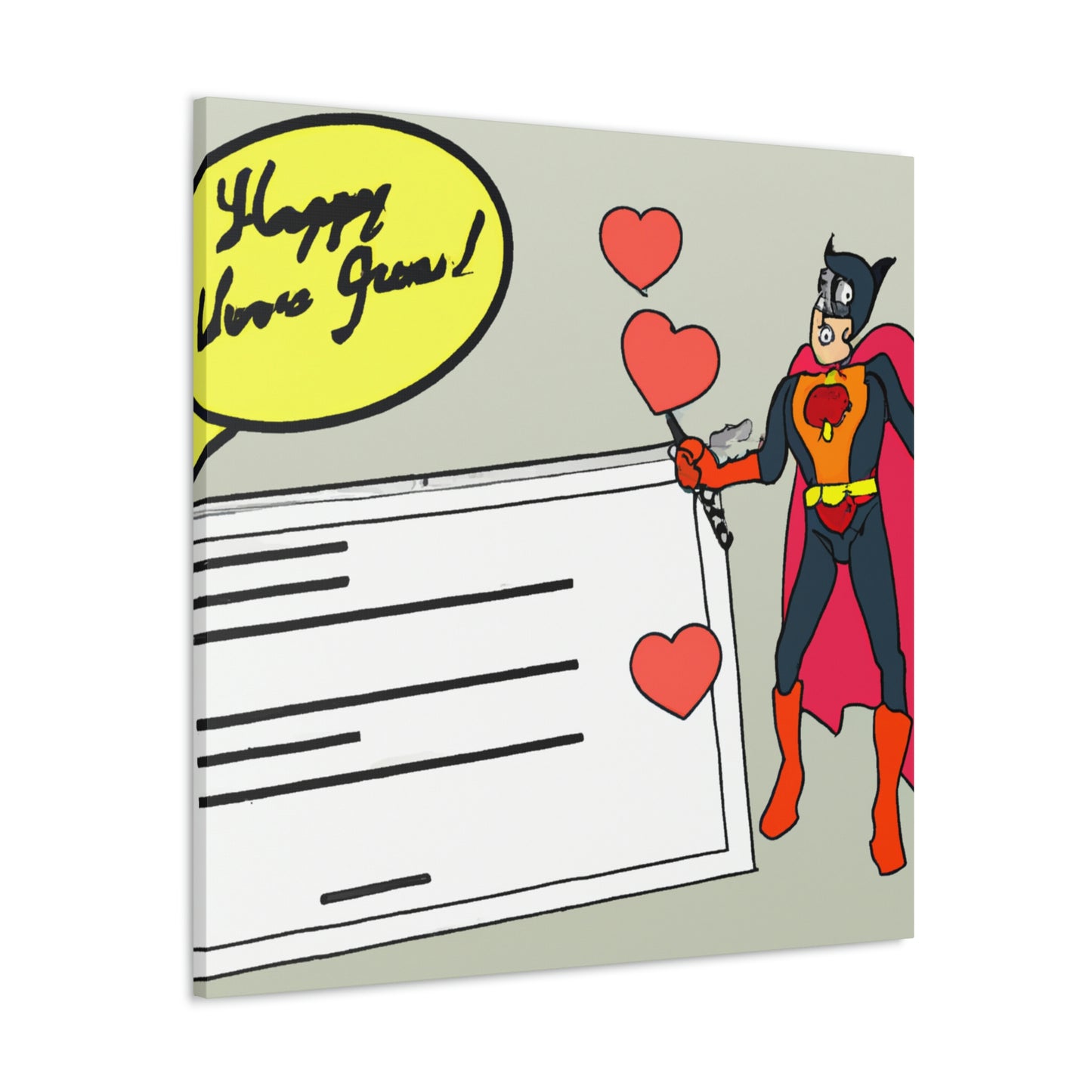 "To My Beloved Comic Book Hero: A Love Letter" - The Alien Canva