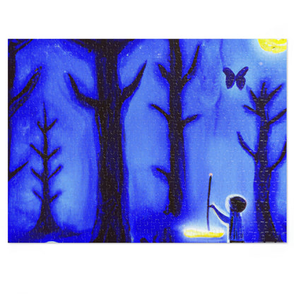 "A Journey Through the Moonlit Forest" - The Alien Jigsaw Puzzle