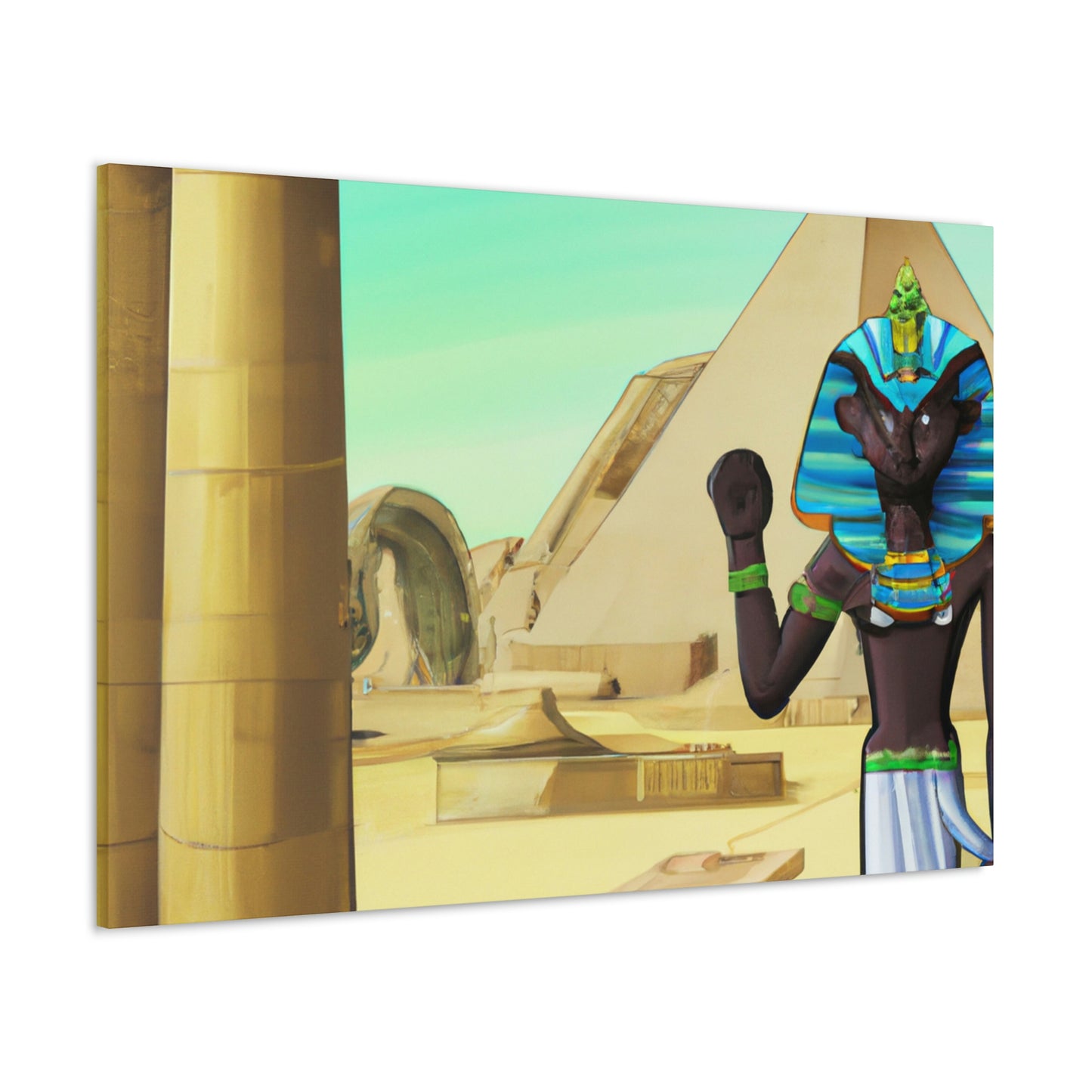 "Chrono-Clashing Pharaohs" - The Alien Canva