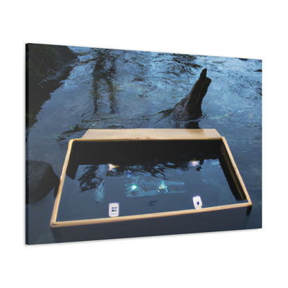 "La caja misteriosa flotante" - The Alien Canva