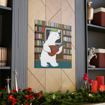 "The Banjo Bear of the Library" - The Alien Canva