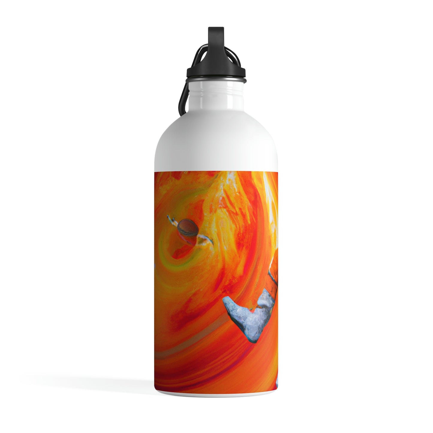 "Journeying in the Burning Orange Galaxy" - Die Alien-Wasserflasche aus Edelstahl