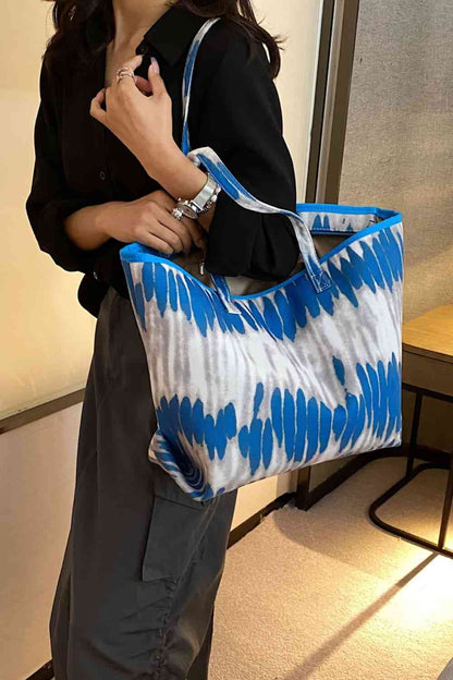 Bolso tote de cuero de PU estampado