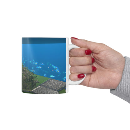 "Aquatheater: Submerged Music and Performance" - The Alien Ceramic Mug 11 oz