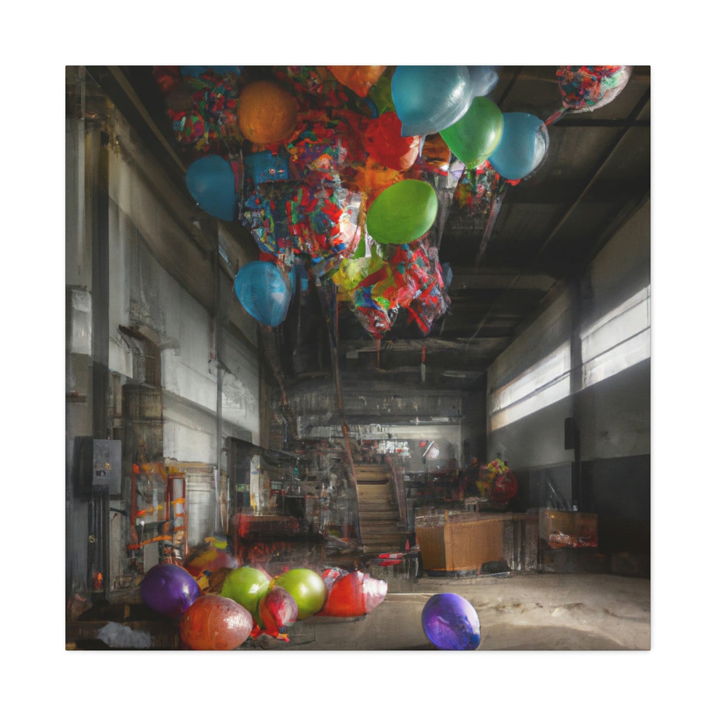 "The Ghostly Gasses of the Balloon Factory" - The Alien Canva