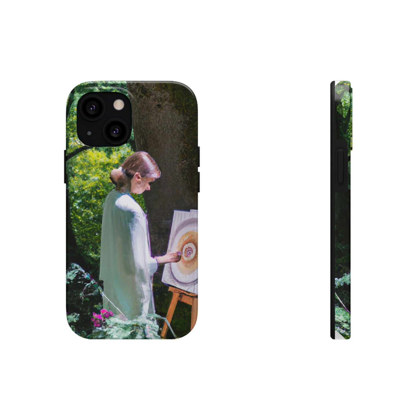 "Enchantment in Oil: A Young Artist's Vision of a Magical Forest" - The Alien Tough Phone Cases