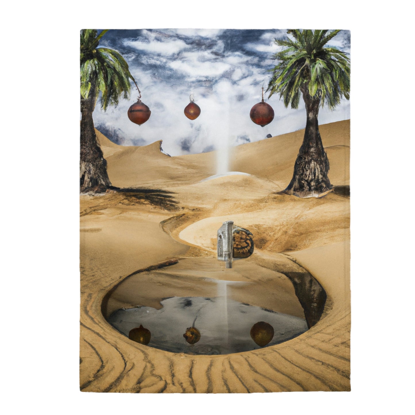 Das Trugbild des Wüstensandes – Die Alien Velveteen Plüschdecke