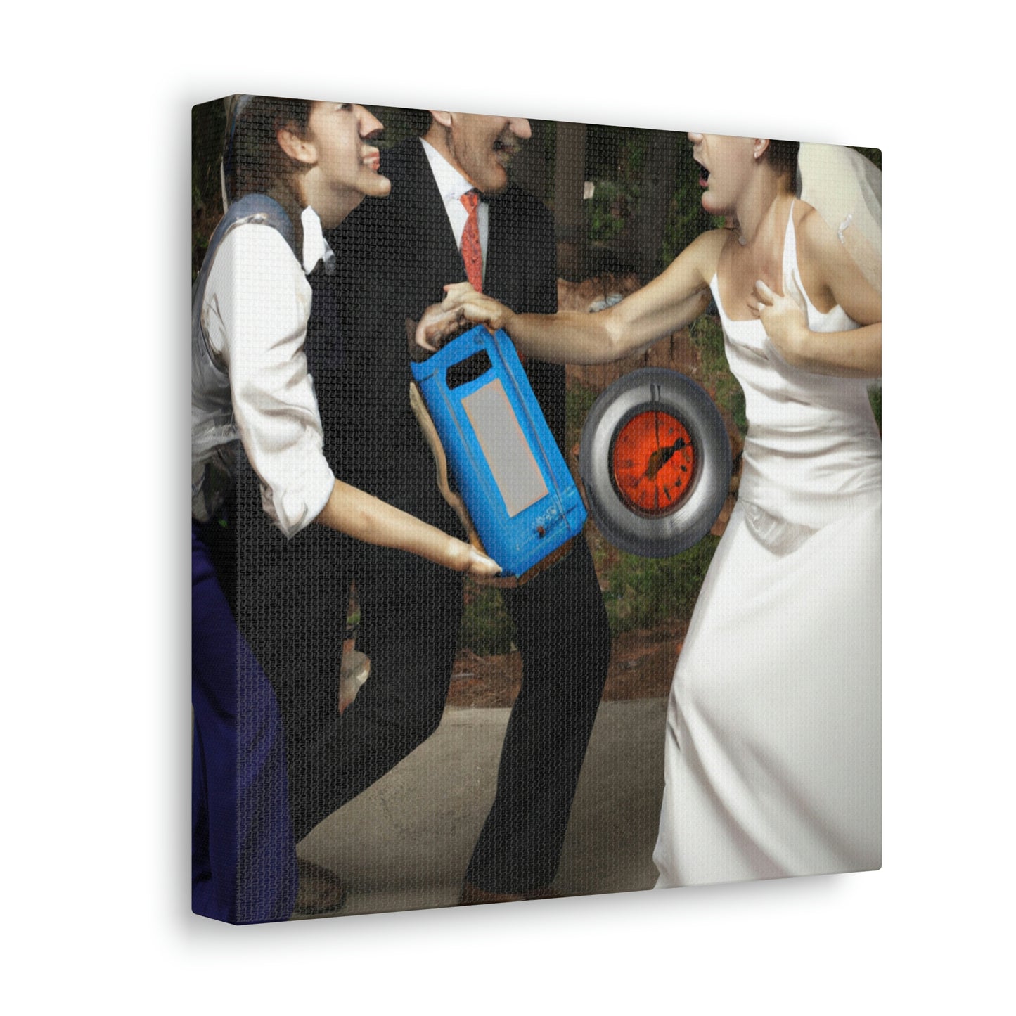 "A Timely Wedding Surprise" - The Alien Canva