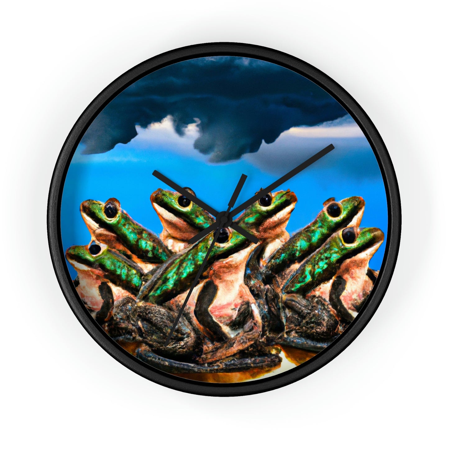 "A Frog Chorus in the Thunderstorm" - The Alien Wall Clock