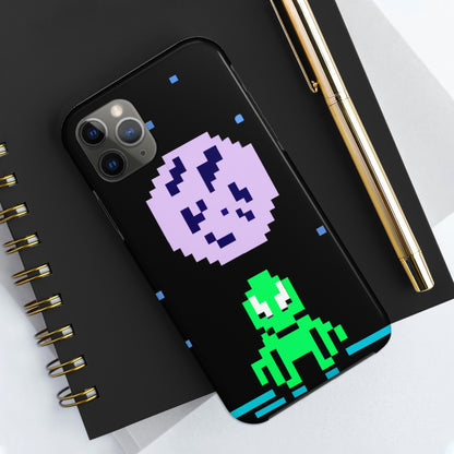 "Testigo solitario del cielo nocturno" - The Alien Tough Phone Cases Pixel Art