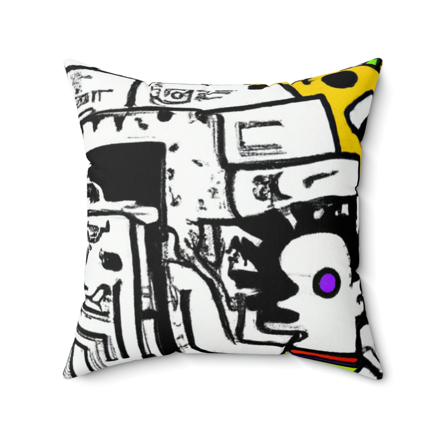 Mystic Mage Odyssey: A Time-Travel Tomb Raid - The Alien Square Pillow