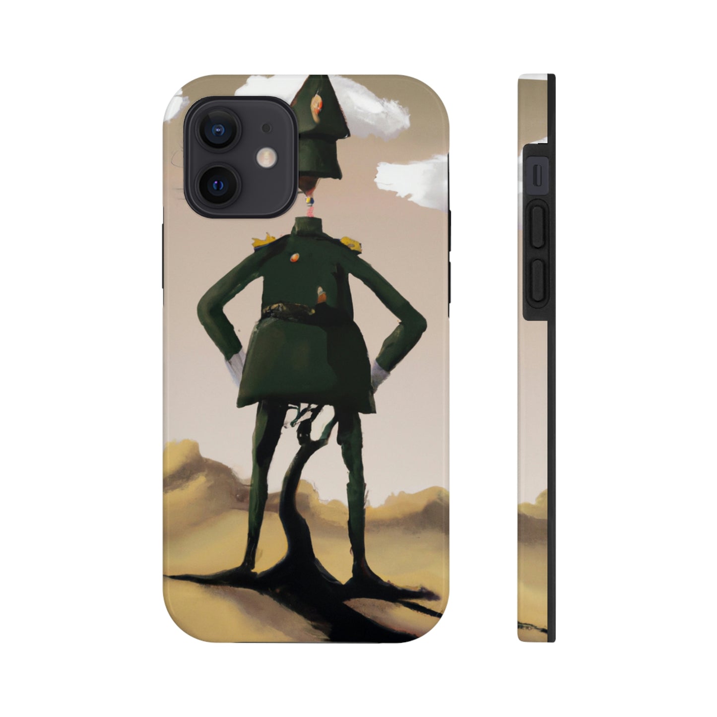 "Courage Against Despair: A Soldier's Triumph" - The Alien Tough Phone Cases