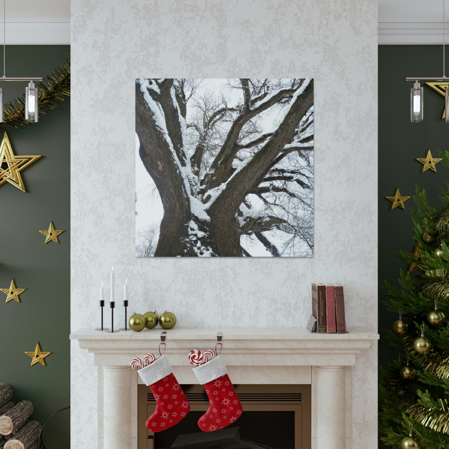 "Winter Wonderland Tree" - The Alien Canva