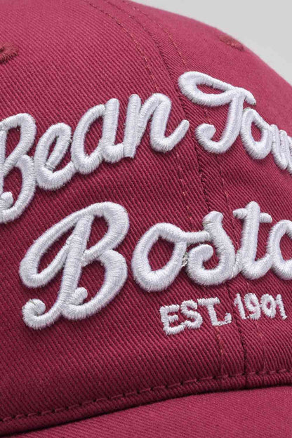 Gorra de béisbol ajustable con gráfico bordado