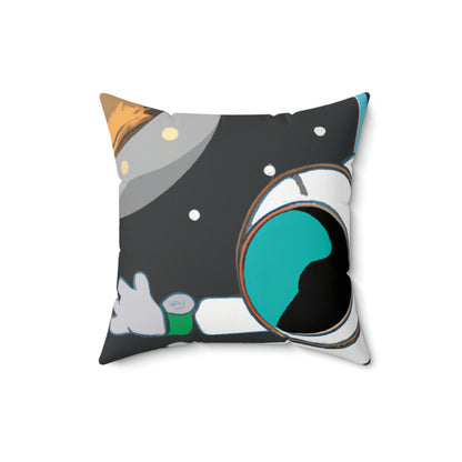 "Mission: Comet Rescue" - The Alien Square Pillow