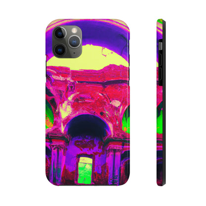 Mystical Madness: Crazy Colors in the Forgotten Cathedral - The Alien Tough Phone Cases