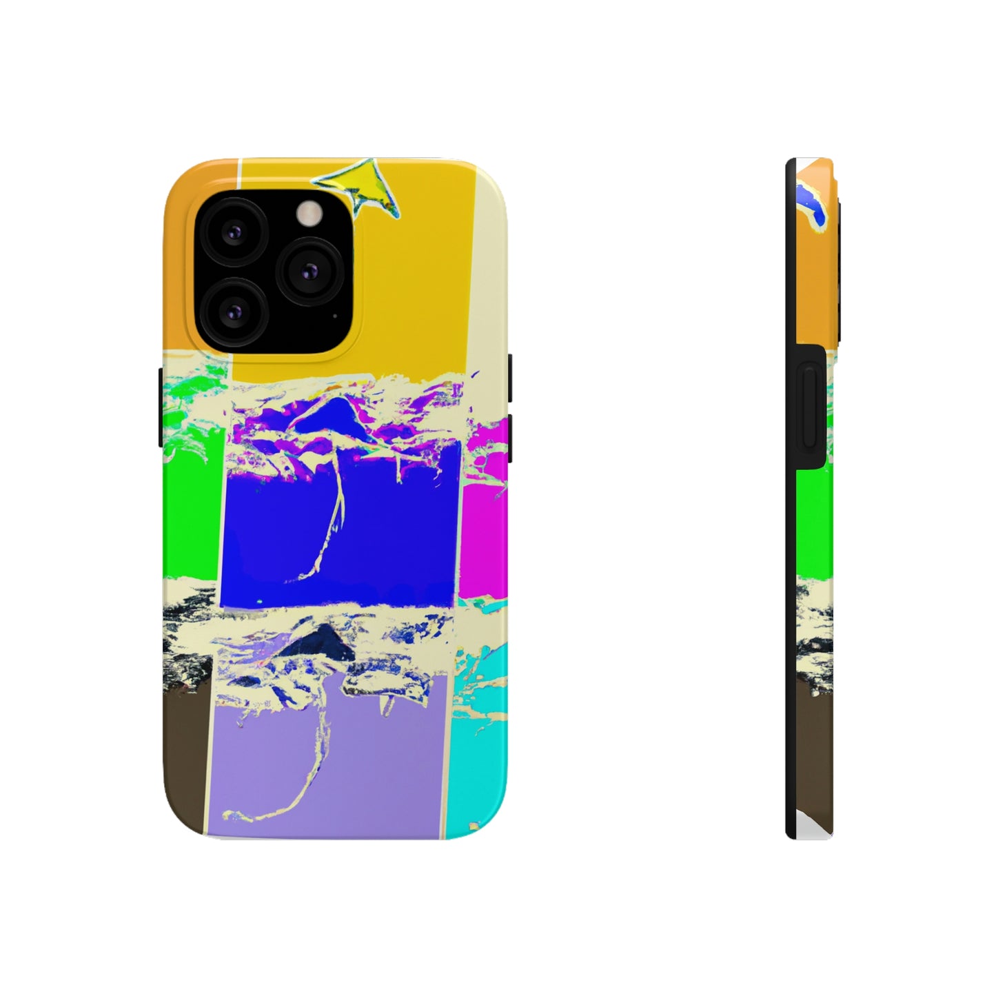 "Kites Aflatter in the Vibrant Sky" - Die Alien Tough Phone Cases