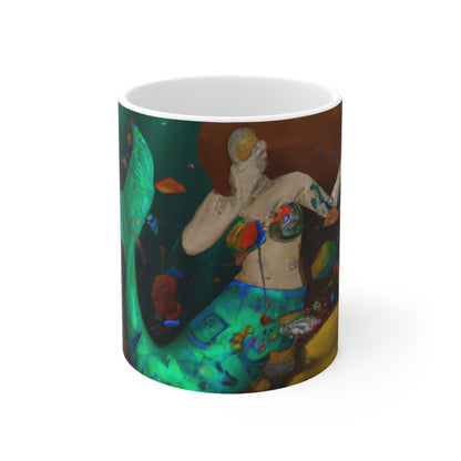 Aquatic Splendor - The Alien Taza de cerámica 11 oz