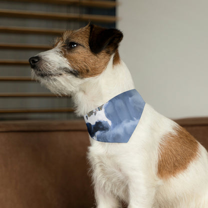 Magical Winter Wonderland - Collar de bandana para mascota alienígena