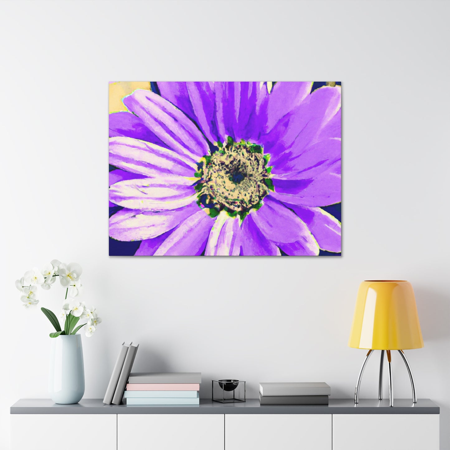 Purple Petals Popping: Create an Eye-Catching Daisy-Rose Fusion - The Alien Canva