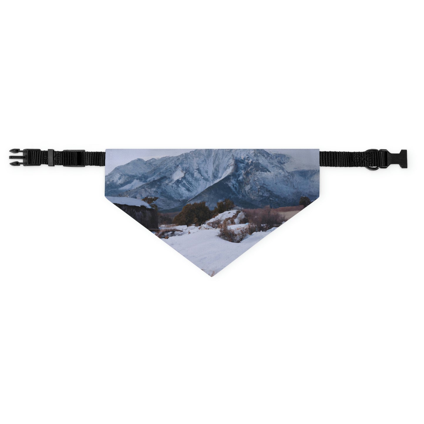 "Silent Peak: An Empty Town's Story" - The Alien Pet Bandana Collar