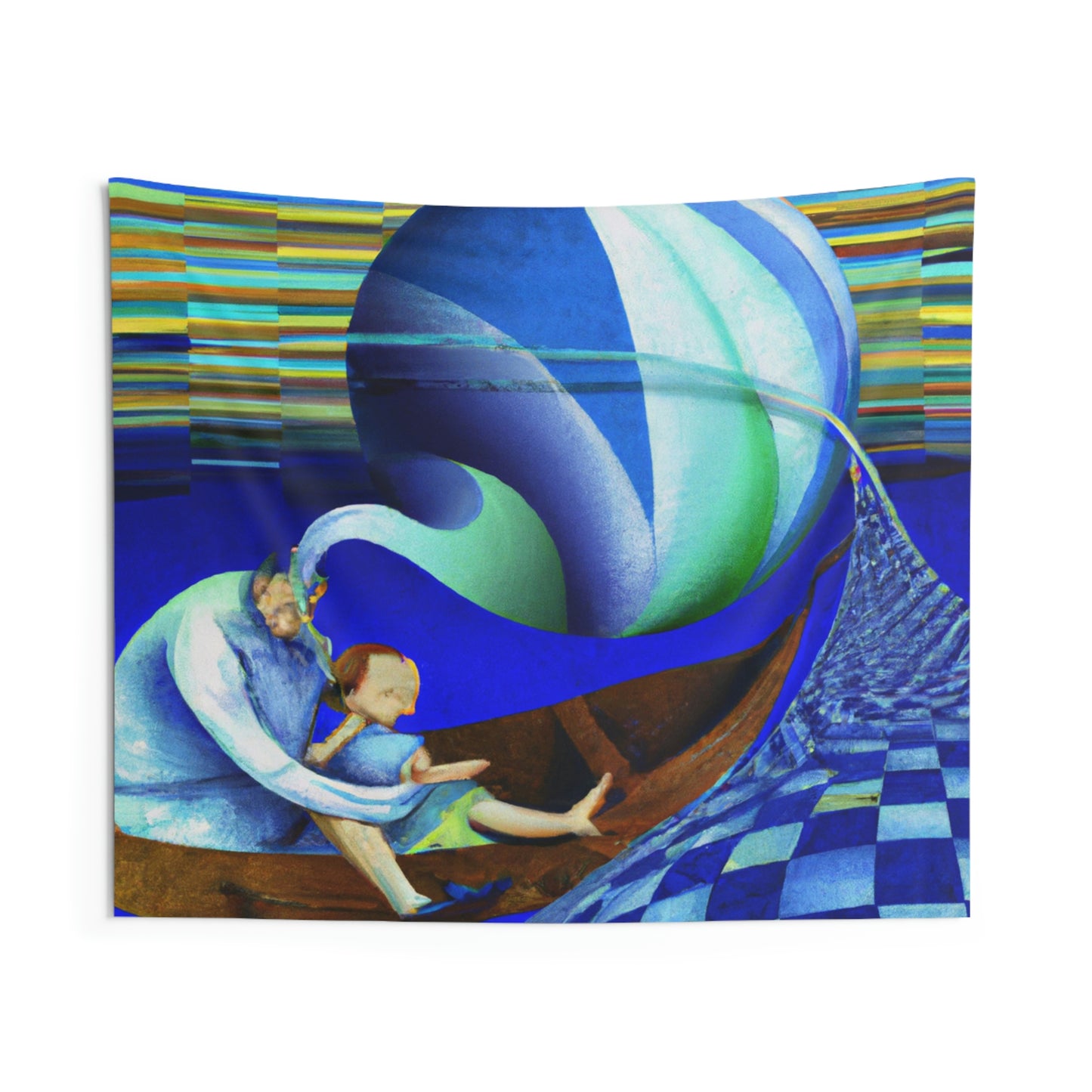 "Drifting: A Father and Son's Voyage Through Life" - The Alien Wall Tapestries