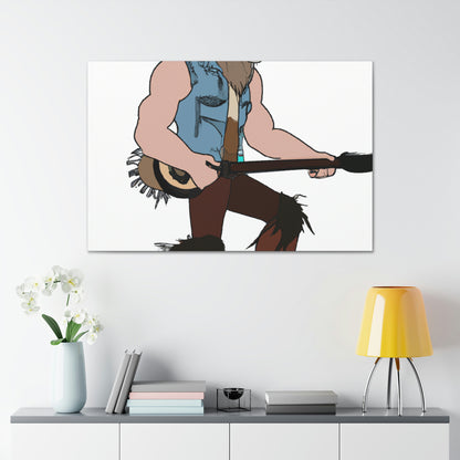 "Howling Highwayman: The Banjo-Playing Werewolf Biker" - The Alien Canva