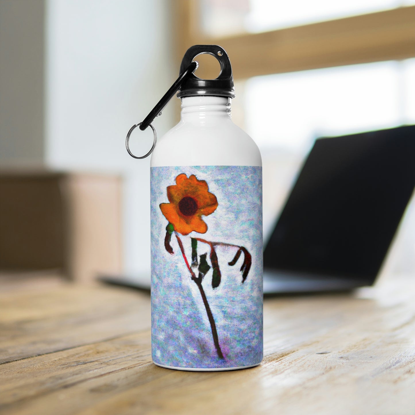 "A Flower Refusing to Shiver" - The Alien Stainless Steel Water Bottle