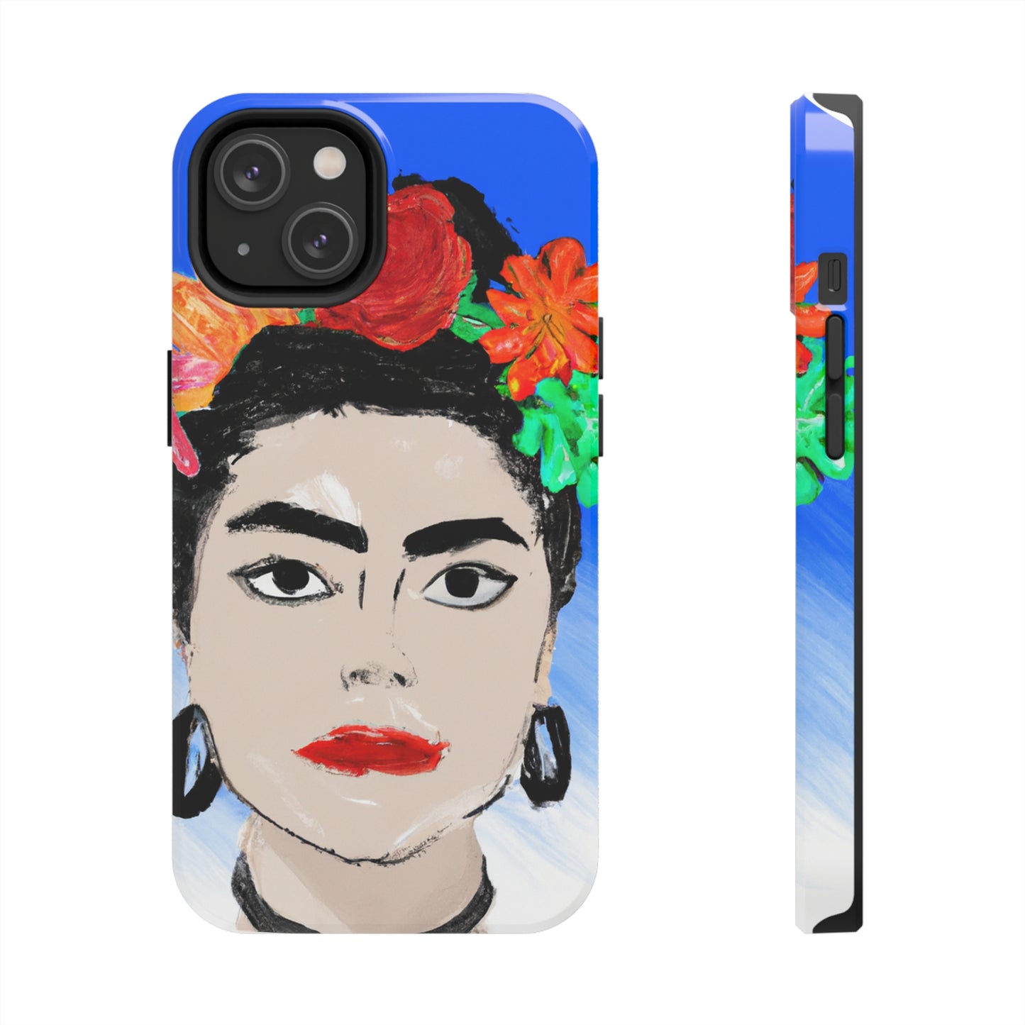 "Fiery Frida: Painting a Mexican Icon with Colorful Culture" - The Alien Tough Phone Cases