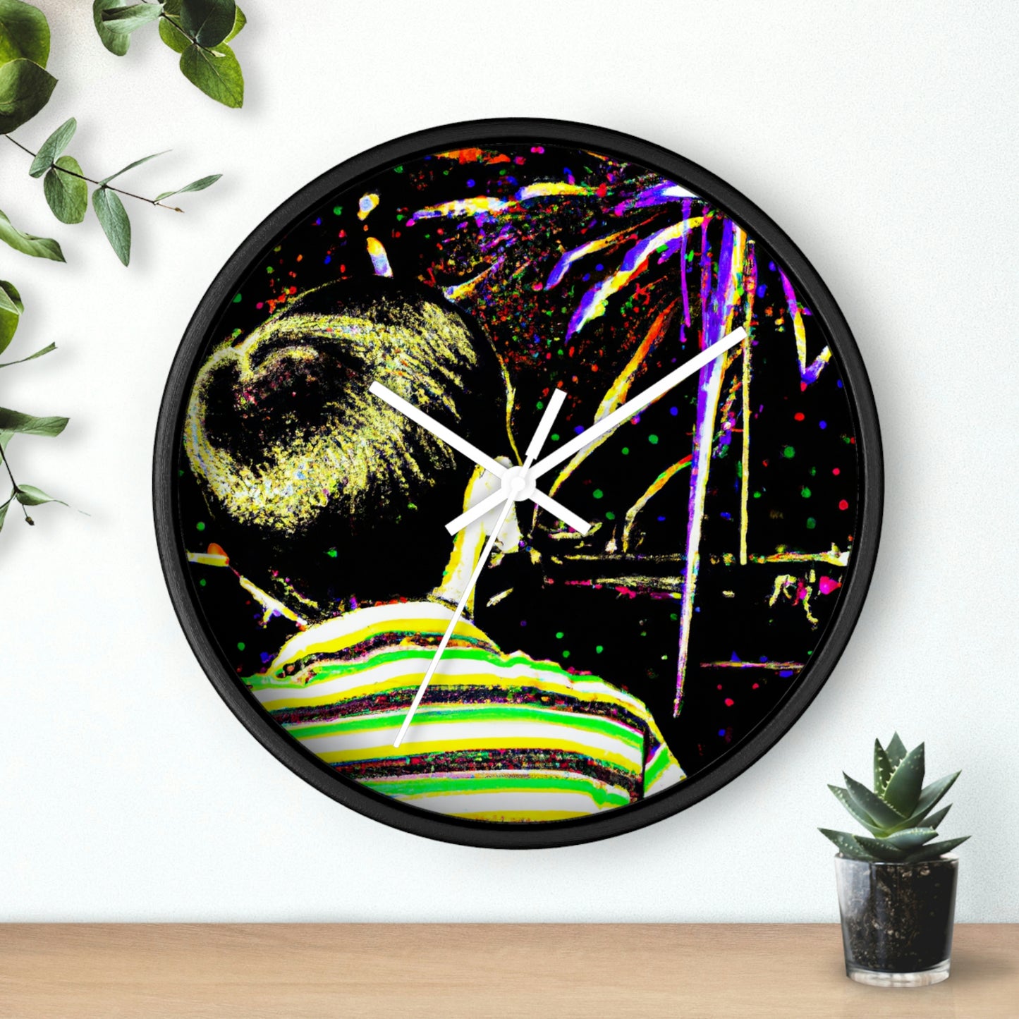 "A Nighttime Spectacle of Wonder" - The Alien Wall Clock