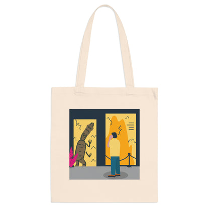 "Escape from the Museum Monster" - The Alien Tote Bag