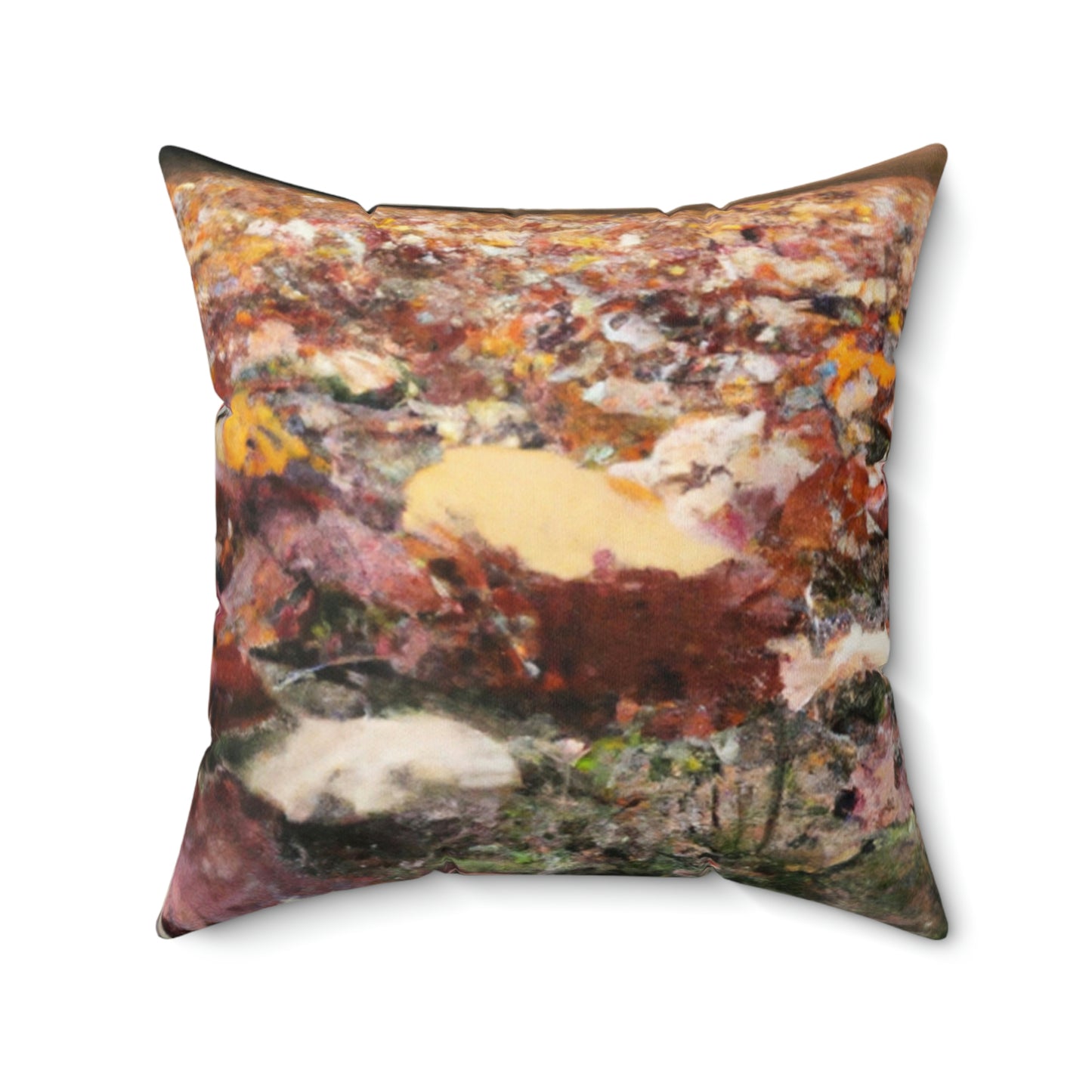 "Autumn's Forgotten Mystery" - The Alien Square Pillow