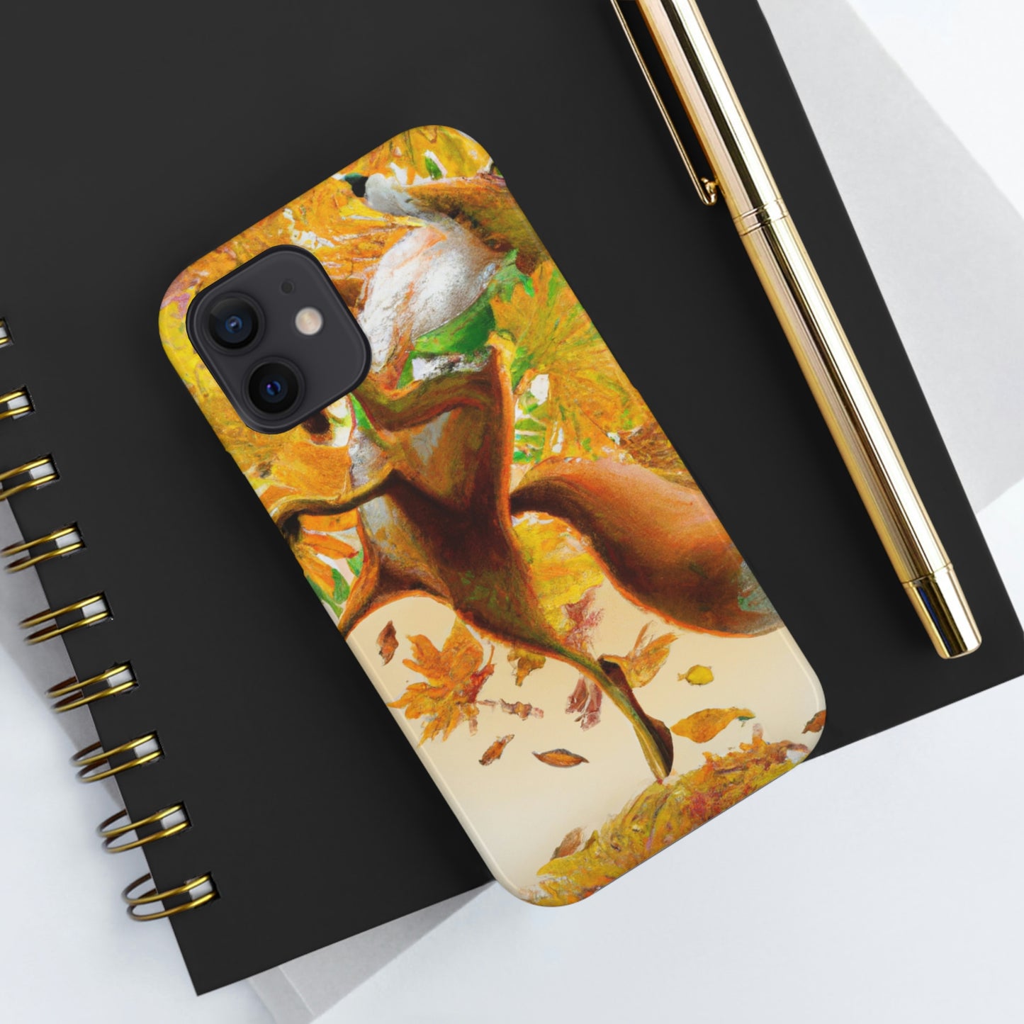 "Autumnal Adventure: A Fox's Mischief" - The Alien Tough Phone Cases