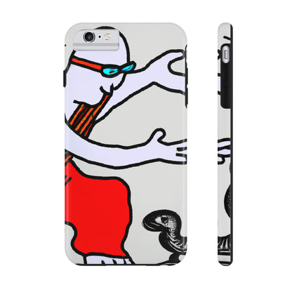 "A Blind Monk's Gentle Embrace of a Lost Dragonling" - The Alien Tough Phone Cases