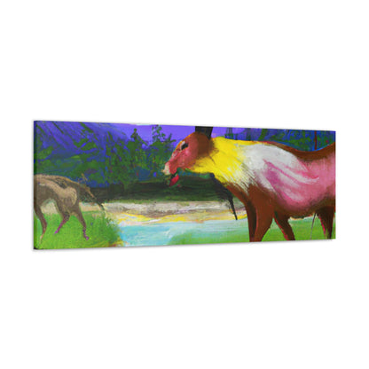 "Celebrating My Heritage: Painting Our Animals in Their Landscape" - Canvas