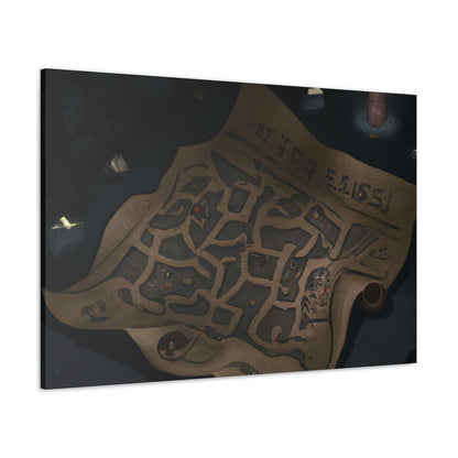 "The Secret of the Map's Puzzle" - The Alien Canva