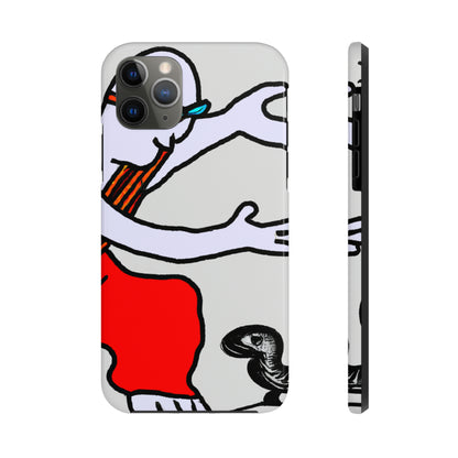 "A Blind Monk's Gentle Embrace of a Lost Dragonling" - The Alien Tough Phone Cases