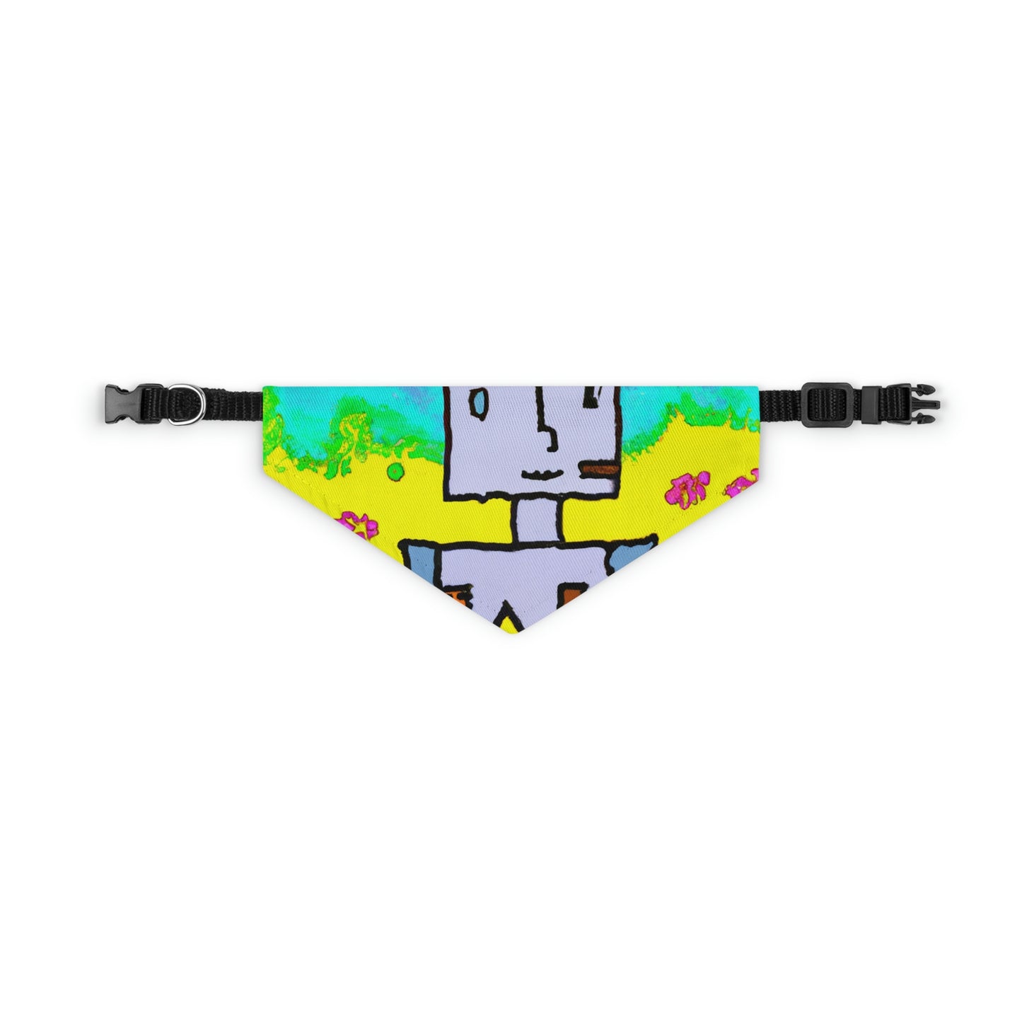 "Un pequeño milagro en un mar de flores" - The Alien Pet Bandana Collar