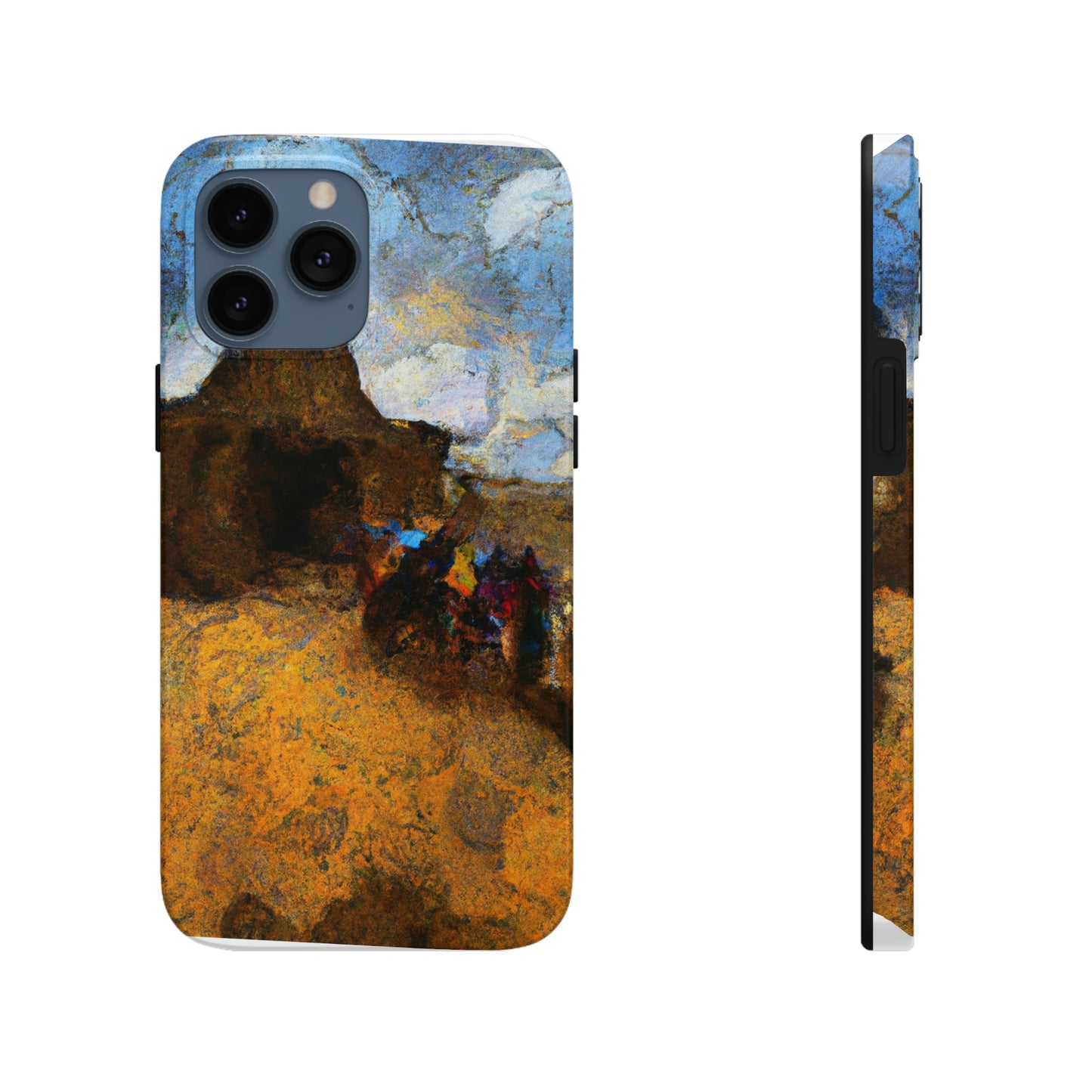 "Dusty Pilgrims at the Forgotten Shrine" - The Alien Tough Phone Cases