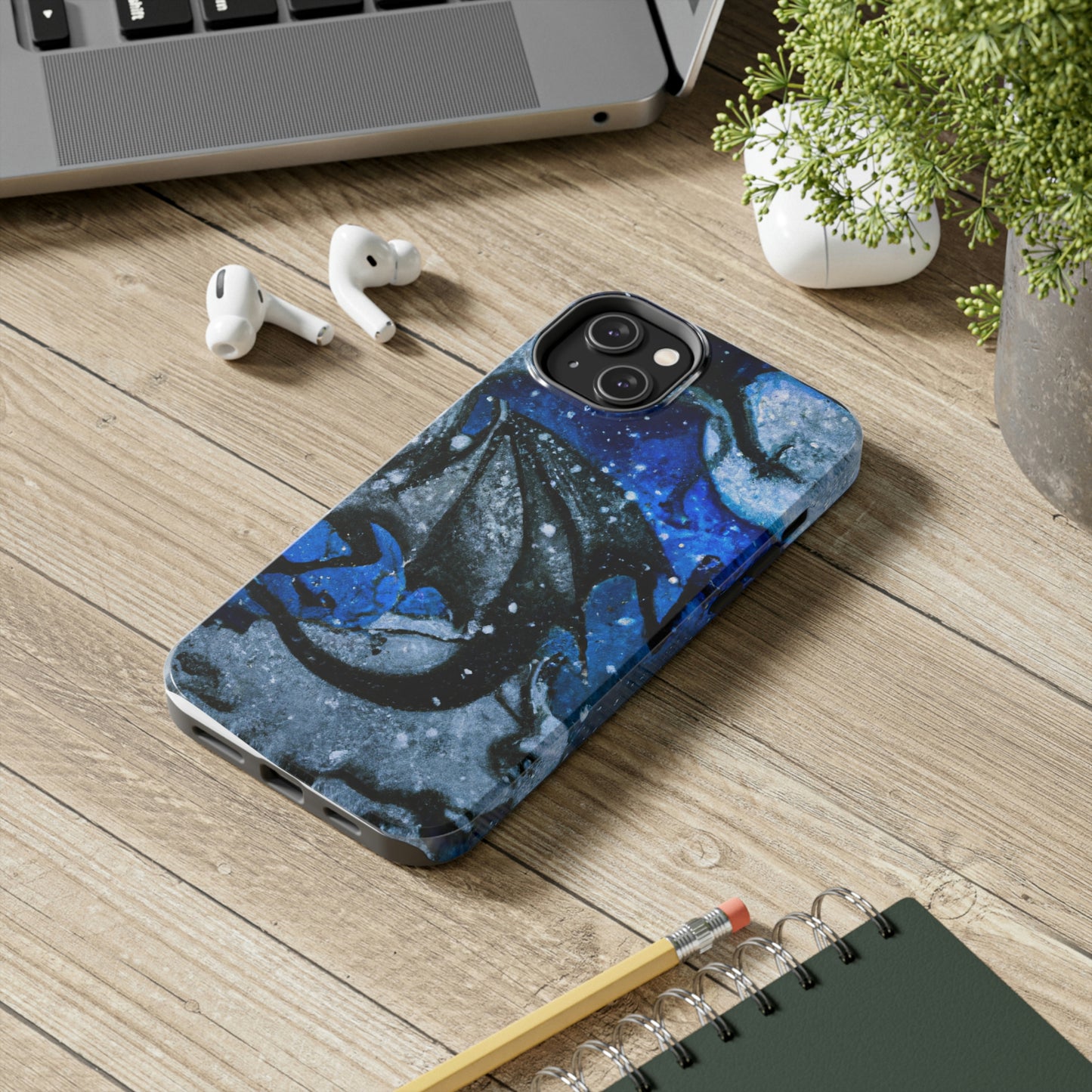 "Frosted Moonlight Dragon" - Die Alien Tough Phone Cases