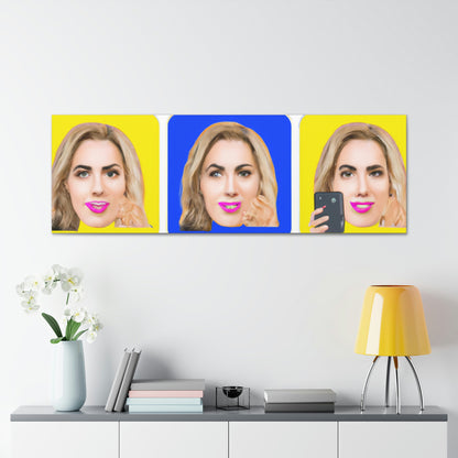 "Emoji-zing a Celebrity: A Pop Art Portrait" - The Alien Canva