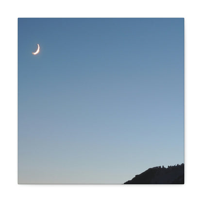 The Crescent Moon in Winter's Shadow - The Alien Canva