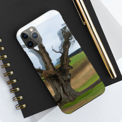 "A Shadow in the Meadow: The Last Standing Tree" - The Alien Tough Phone Cases