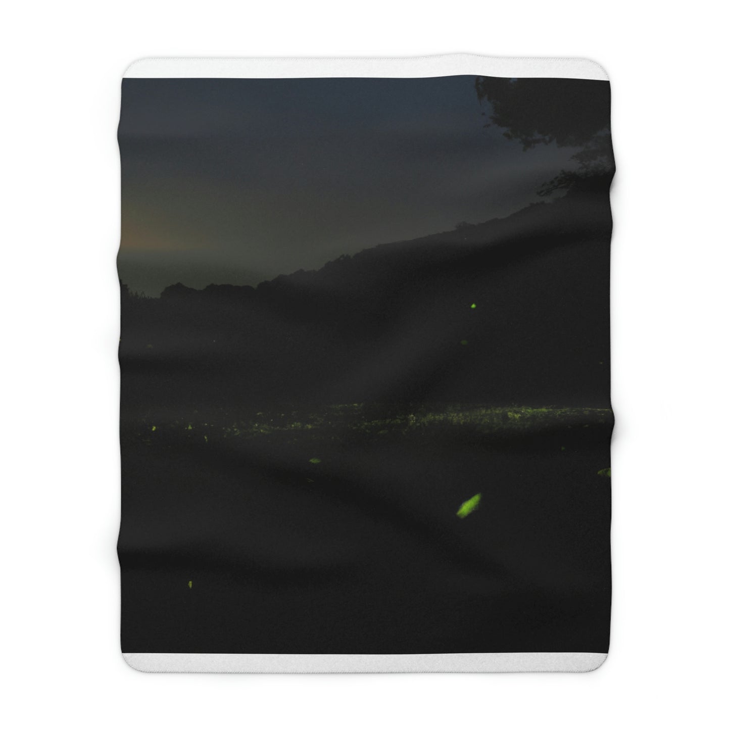 "A Thousand Fireflies in the Night Sky" - The Alien Sherpa Fleece Blanket