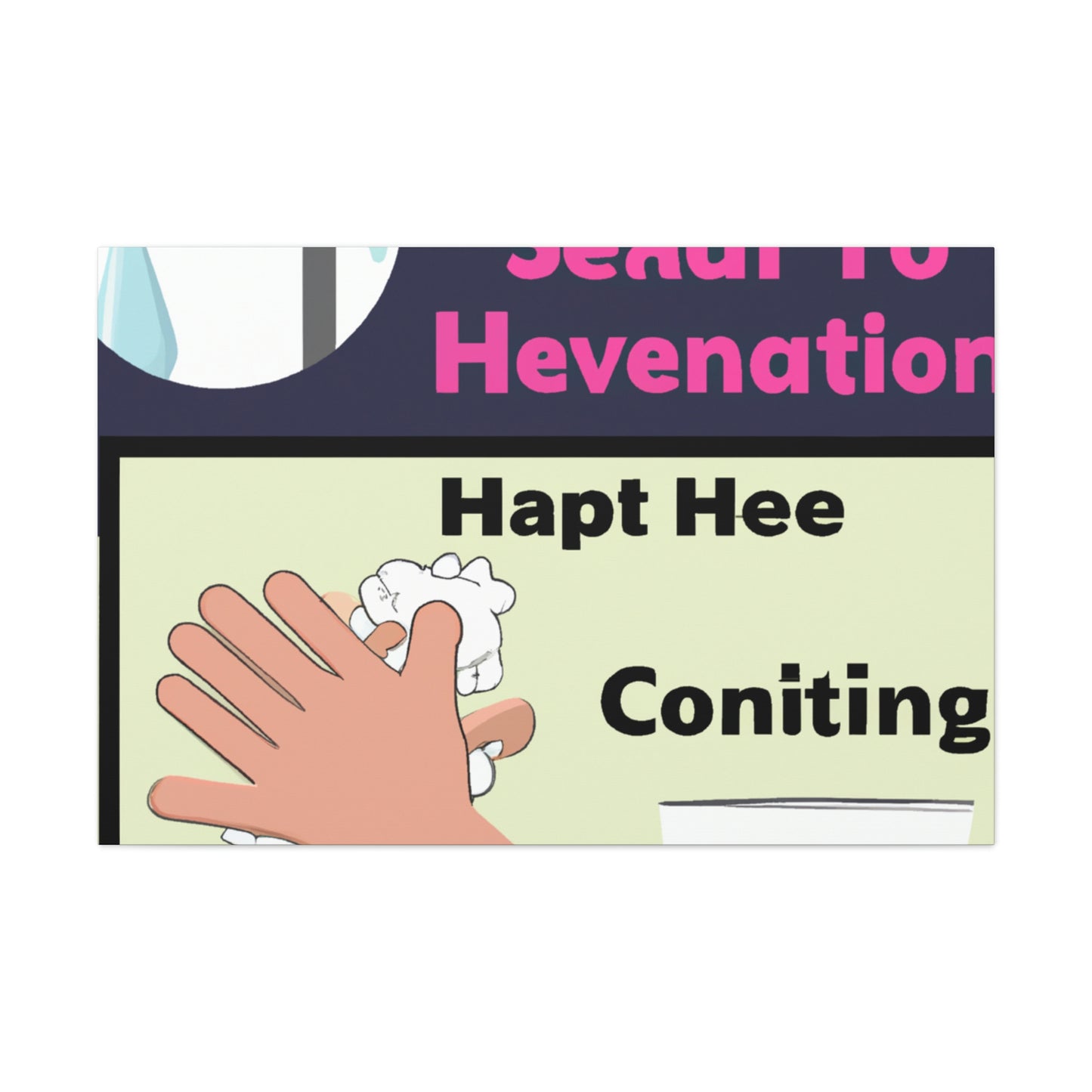 "Clean Hands, Healthy Habits: Staying Safe During a Pandemic" - Canvas